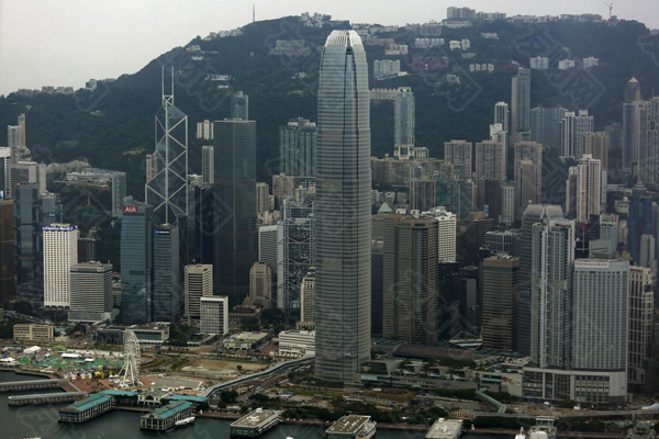 中国香港，中环概貌房地产楼市d.jpg