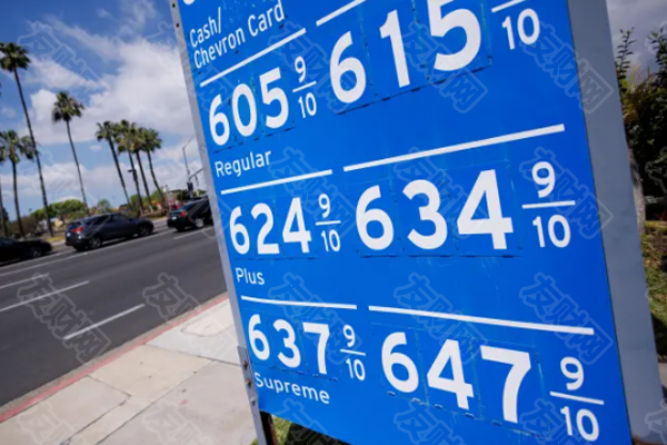 美国汽油价格可能已经在今年夏天见顶 或会跌破每加仑4美元